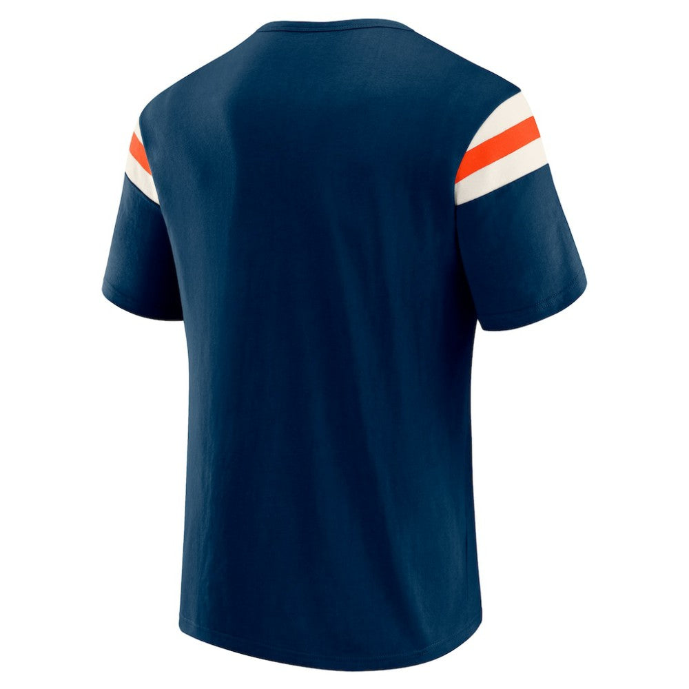 MLB Detroit Tigers Darius Rucker Collection by Fanatics Distressed Sleeve Stripe T-Shirt