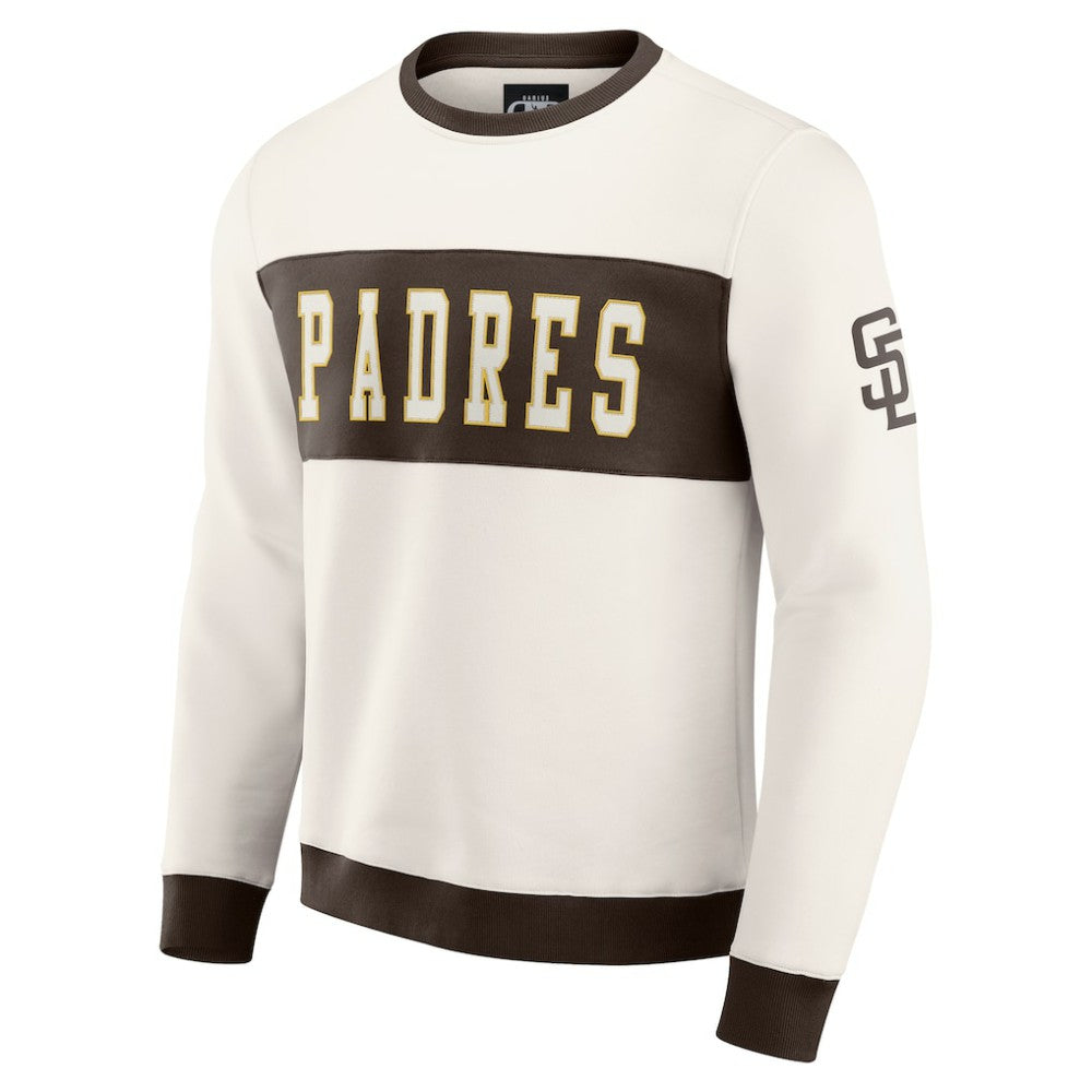 MLB San Diego Padres Darius Rucker Collection by Fanatics Colorblock Crewneck Sweatshirt