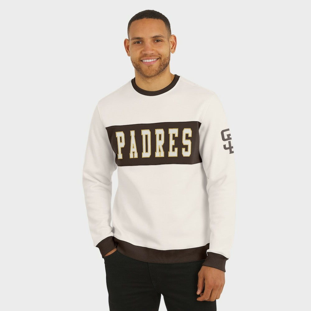 MLB San Diego Padres Darius Rucker Collection by Fanatics Colorblock Crewneck Sweatshirt