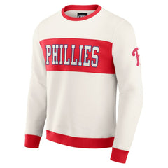 MLB Philadelphia Phillies Darius Rucker Collection by Fanatics Colorblock Crewneck Sweatshirt