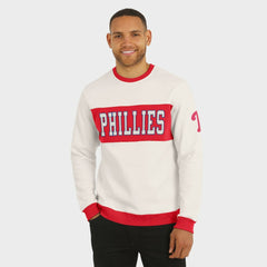 MLB Philadelphia Phillies Darius Rucker Collection by Fanatics Colorblock Crewneck Sweatshirt