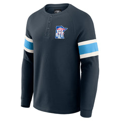 MLB Minnesota Twins Darius Rucker Collection by Fanatics Waffle-Knit Raglan Long Sleeve Henley T-Shirt