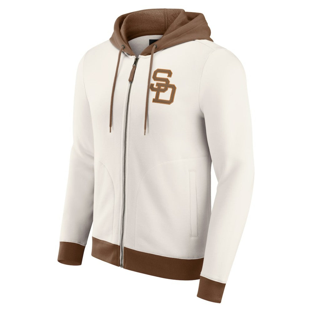 MLB San Diego Padres Darius Rucker Collection by Fanatics Men's Polar Fleece Full-Zip Hoodie