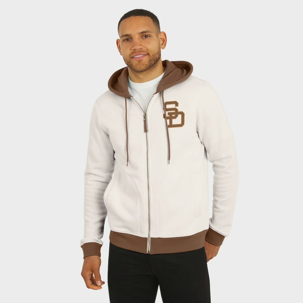 MLB San Diego Padres Darius Rucker Collection by Fanatics Men's Polar Fleece Full-Zip Hoodie