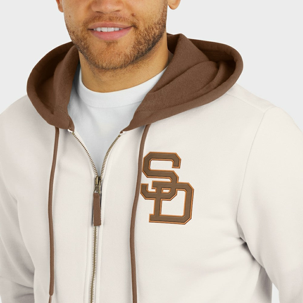 MLB San Diego Padres Darius Rucker Collection by Fanatics Men's Polar Fleece Full-Zip Hoodie