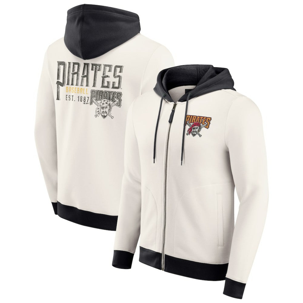 MLB Pittsburgh Pirates Darius Rucker Collection by Fanatics Men's Polar Fleece Full-Zip Hoodie