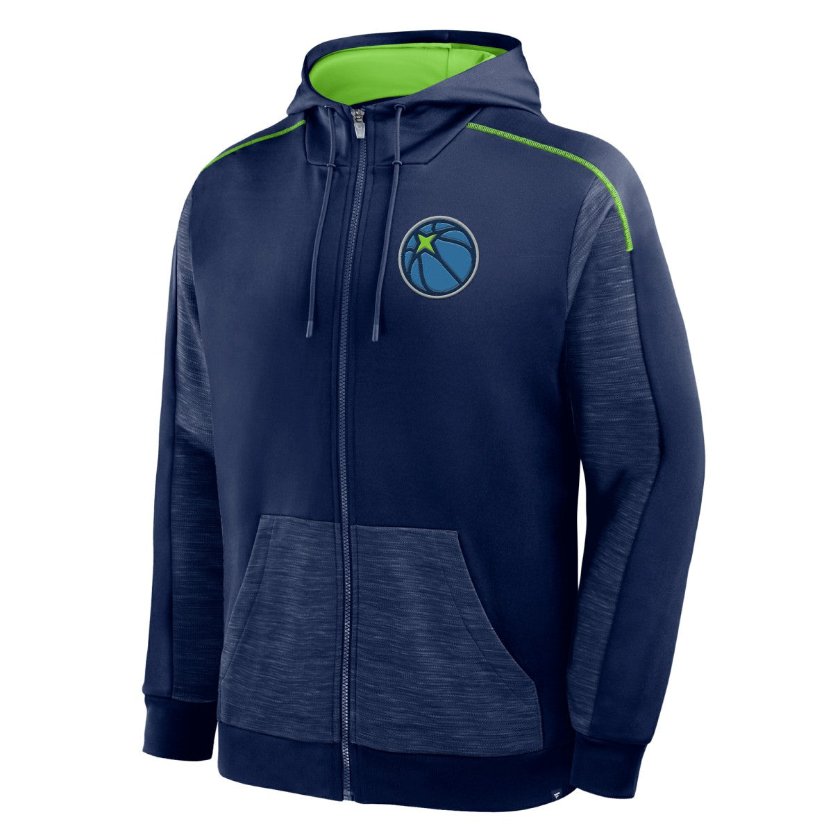 NBA Minnesota Timberwolves Back Door Cut Play Defender Full-Zip Hoodie