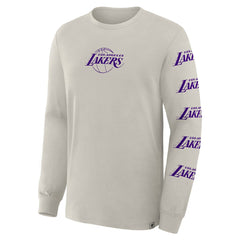 NBA Los Angeles Lakers Crossover Collection Ball Screen Action Premium Long Sleeve T-Shirt