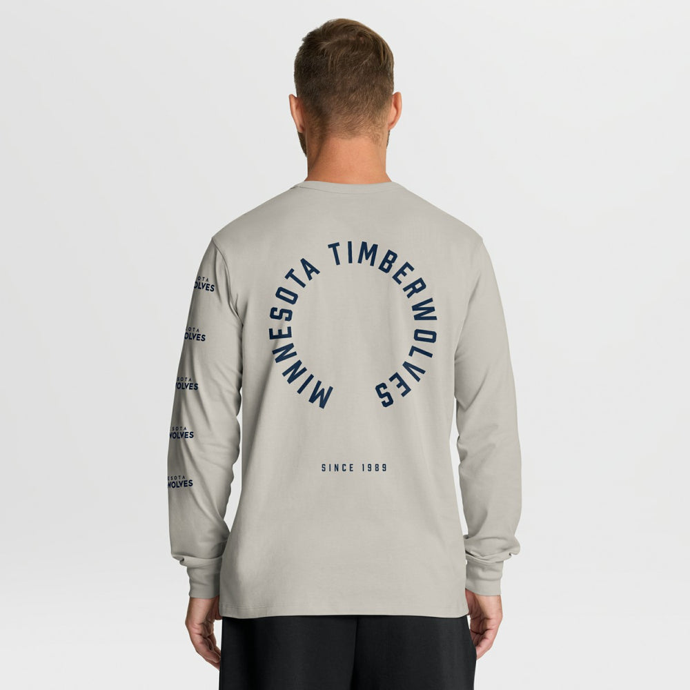 NBA Minnesota Timberwolves Crossover Collection Ball Screen Action Premium Long Sleeve T-Shirt