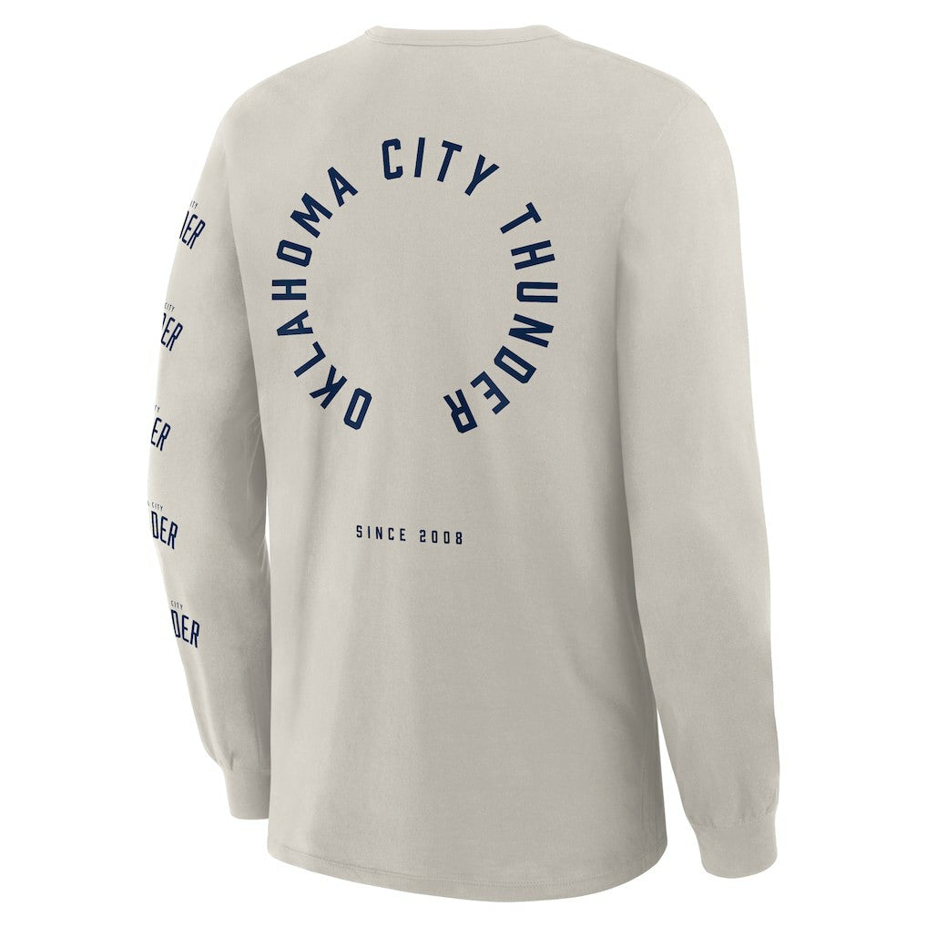 NBA Oklahoma City Thunder Crossover Collection Ball Screen Action Premium Long Sleeve T-Shirt