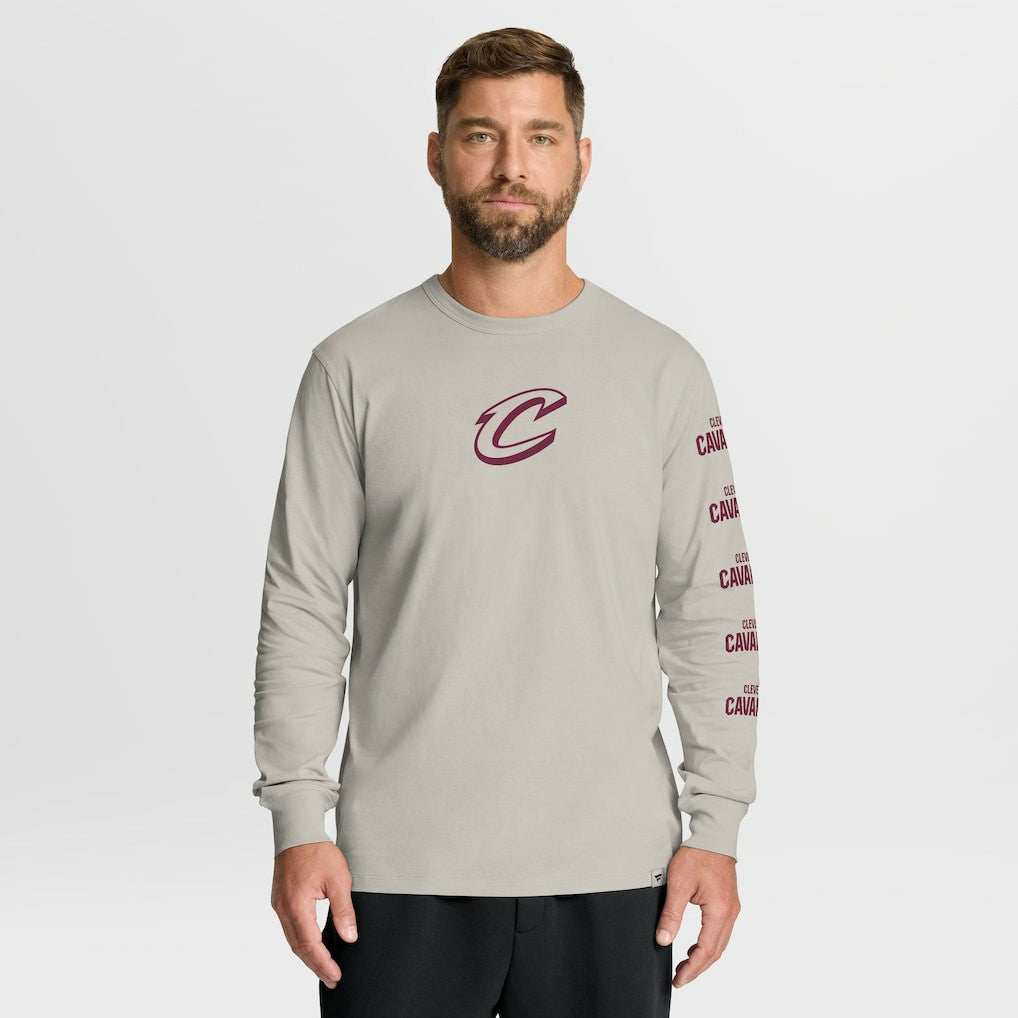 NBA Cleveland Cavaliers Crossover Collection Ball Screen Action Premium Long Sleeve T-Shirt sale