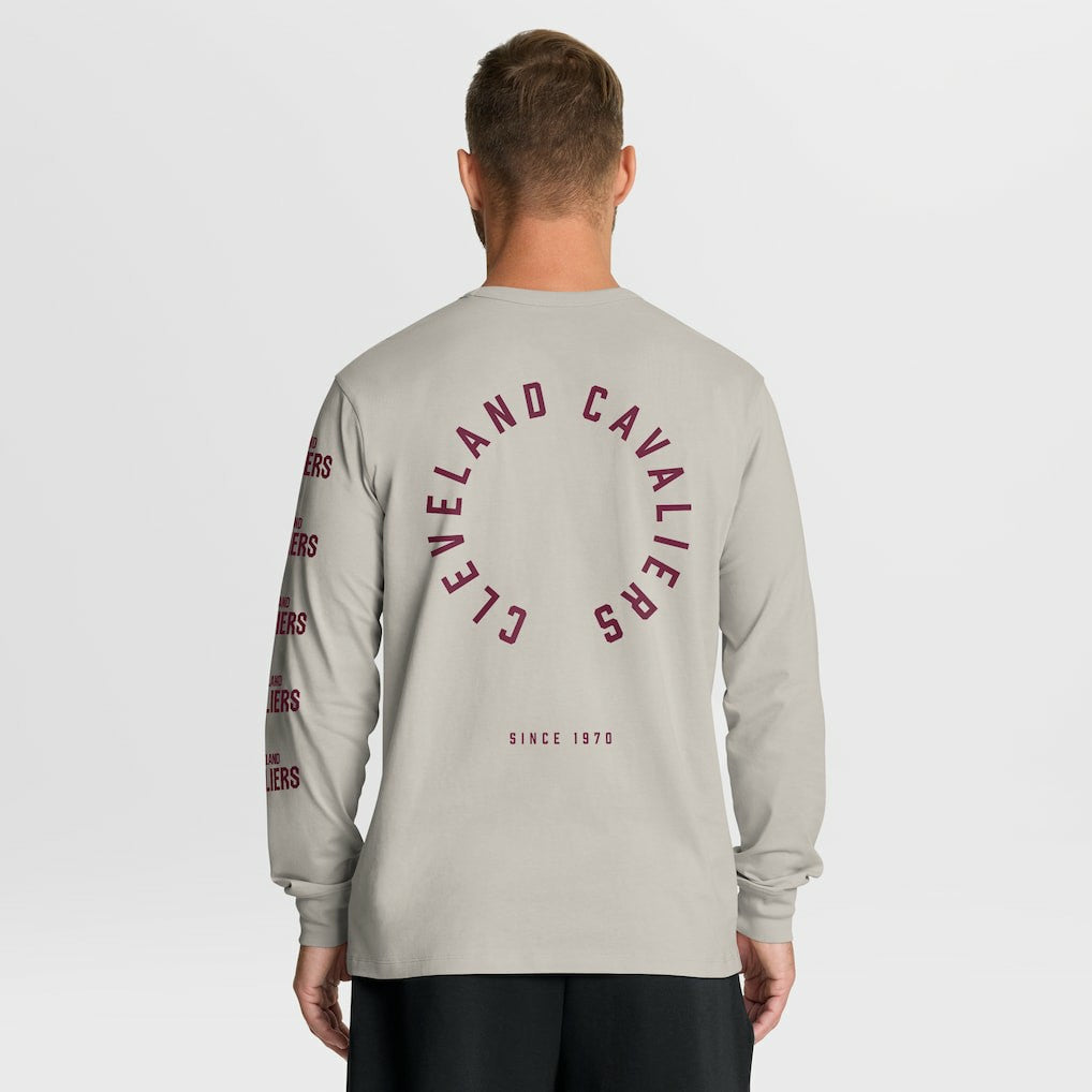 NBA Cleveland Cavaliers Crossover Collection Ball Screen Action Premium Long Sleeve T-Shirt sale