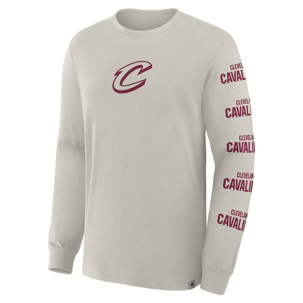 NBA Cleveland Cavaliers Crossover Collection Ball Screen Action Premium Long Sleeve T-Shirt sale
