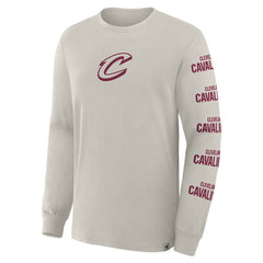 NBA Cleveland Cavaliers Crossover Collection Ball Screen Action Premium Long Sleeve T-Shirt sale