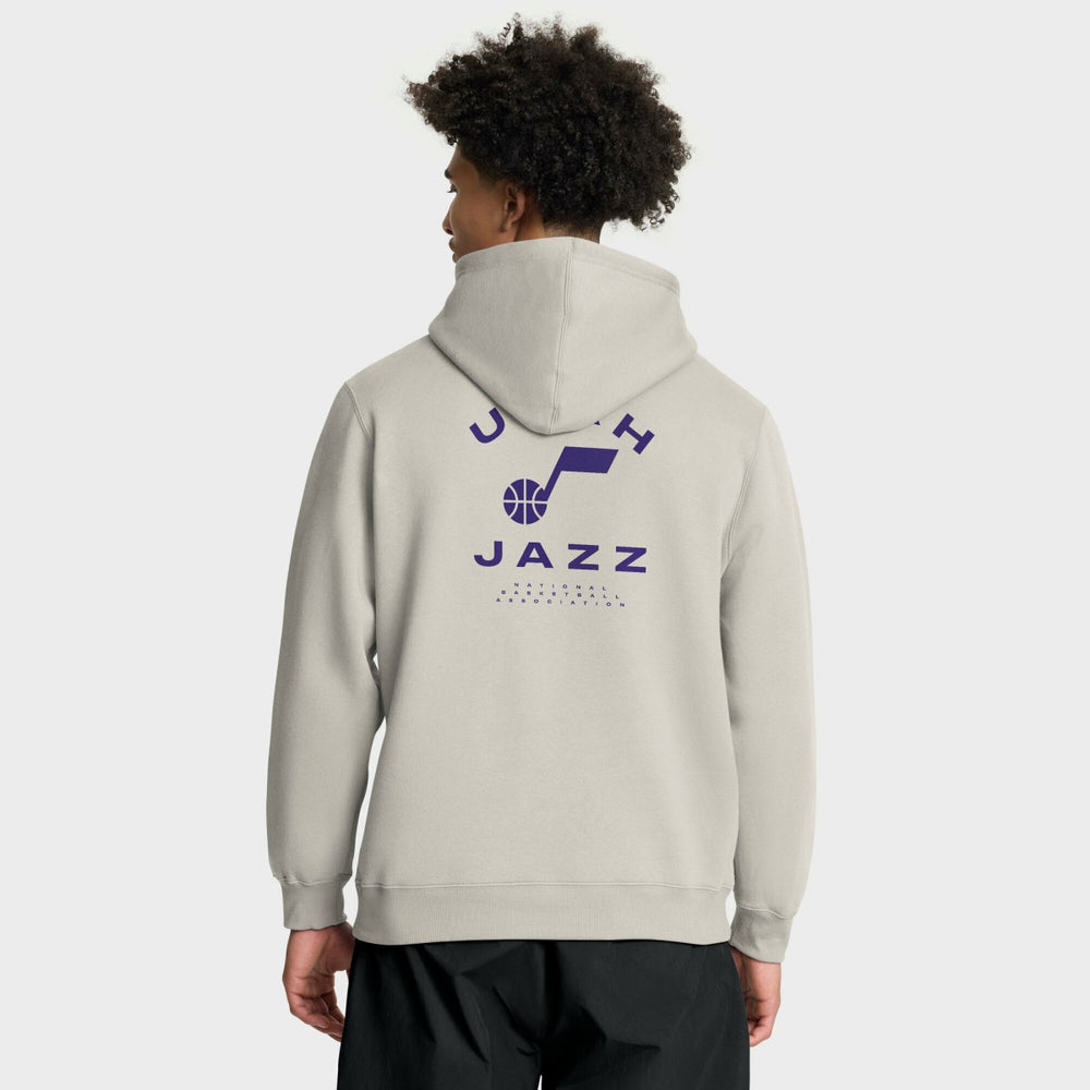 NBA Utah Jazz Crossover Collection Blocked Shot Premium Pullover Hoodie