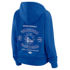 NBA Golden State Warriors WEAR by Erin Andrews Women's Vintage Full-Zip Raglan Hoodie sale