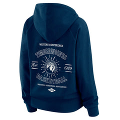 NBA Minnesota Timberwolves WEAR by Erin Andrews Women's Vintage Full-Zip Raglan Hoodie