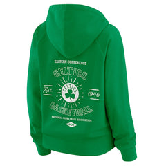 NBA Boston Celtics WEAR by Erin Andrews Women's Vintage Full-Zip Raglan Hoodie