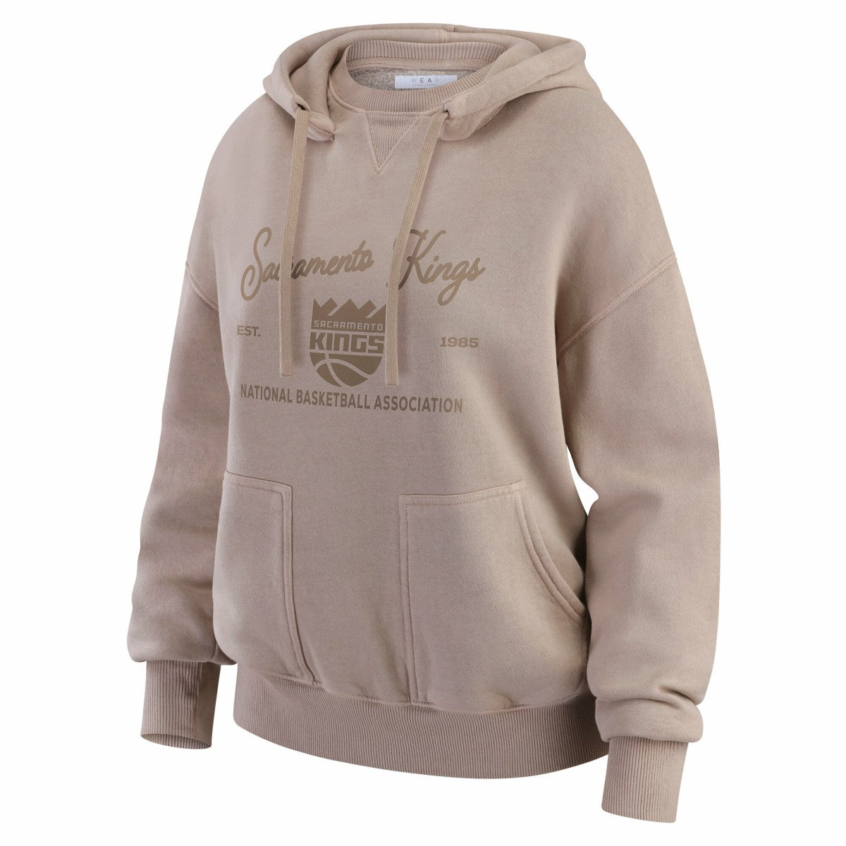 NBA Sacramento Kings WEAR by Erin Andrews Women's Washed Pullover Crewdie