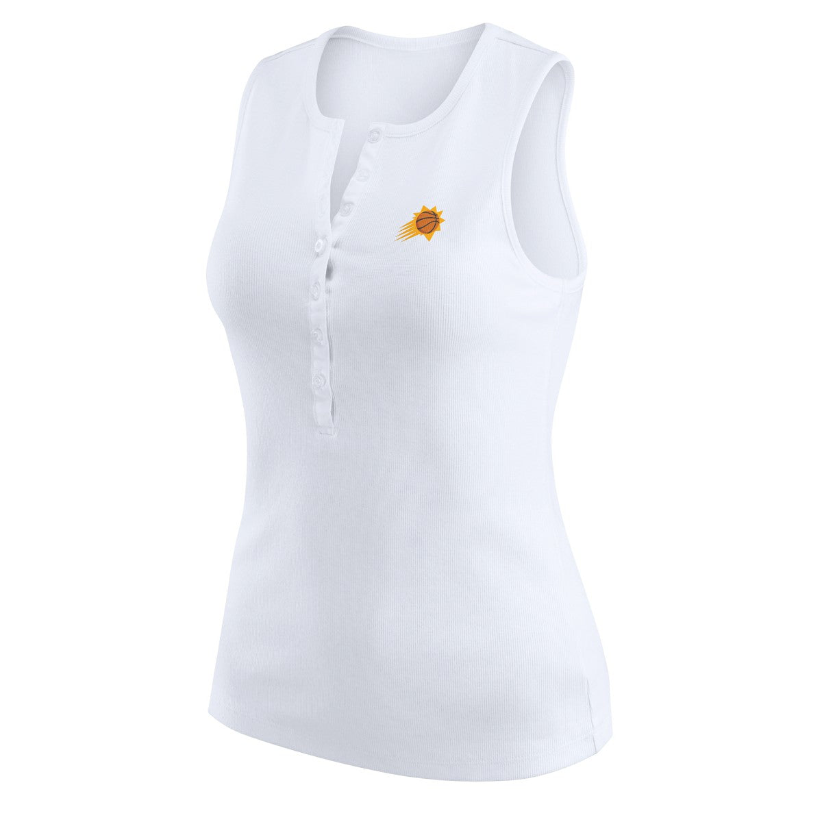 NBA Phoenix Suns WEAR by Erin Andrews Women's Rib-Knit Henley Tank Top