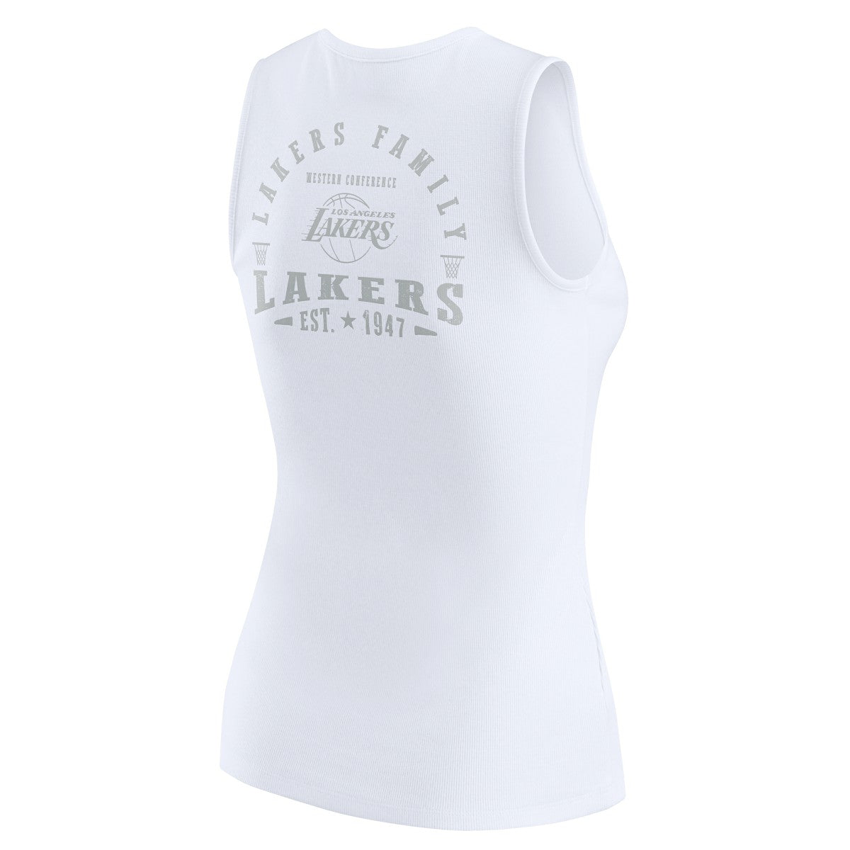 NBA Los Angeles Lakers WEAR by Erin Andrews Women's Rib-Knit Henley Tank Top