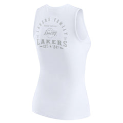 NBA Los Angeles Lakers WEAR by Erin Andrews Women's Rib-Knit Henley Tank Top