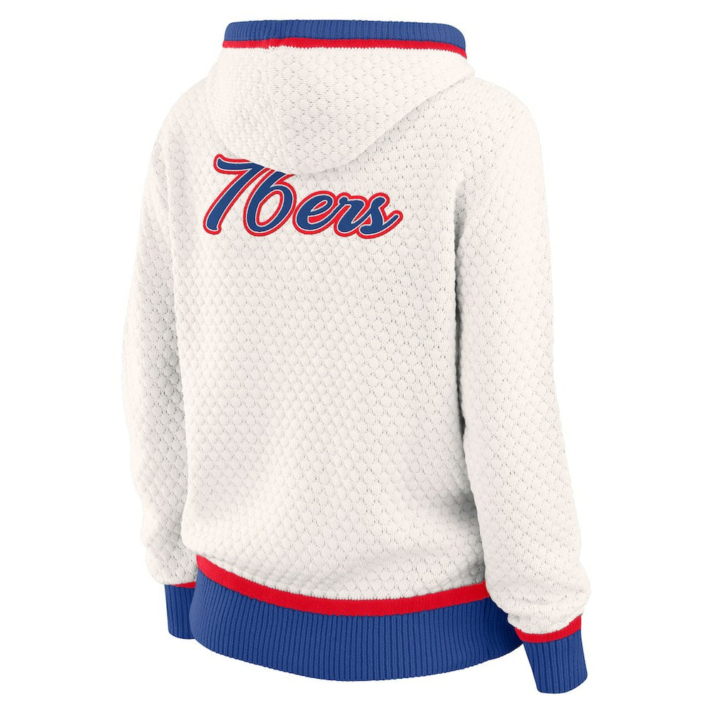 NBA Philadelphia 76ers WEAR by Erin Andrews Women's Plus Size Hoodie Sweater