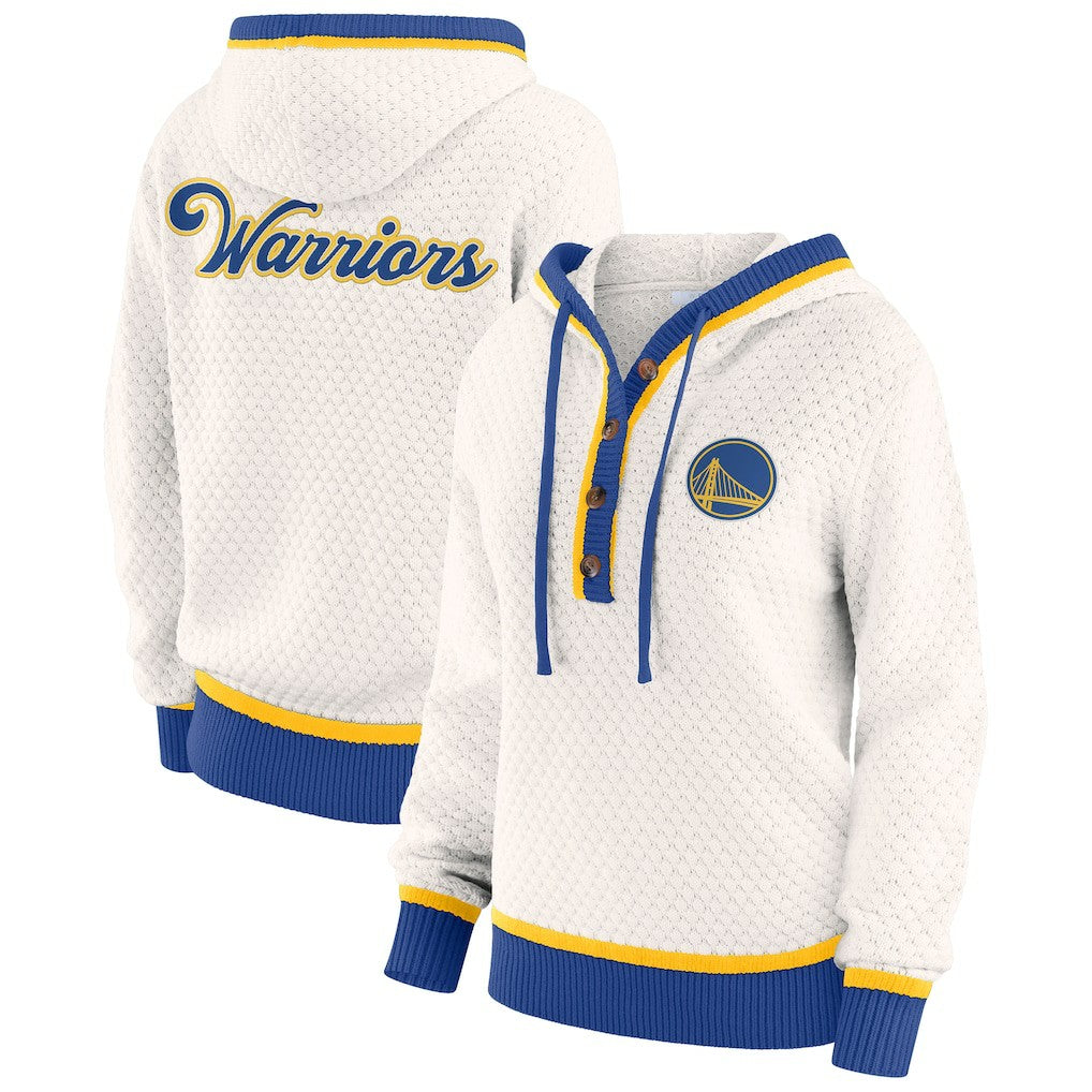 NBA Golden State Warriors WEAR by Erin Andrews Women's Plus Size Hoodie Sweater sale