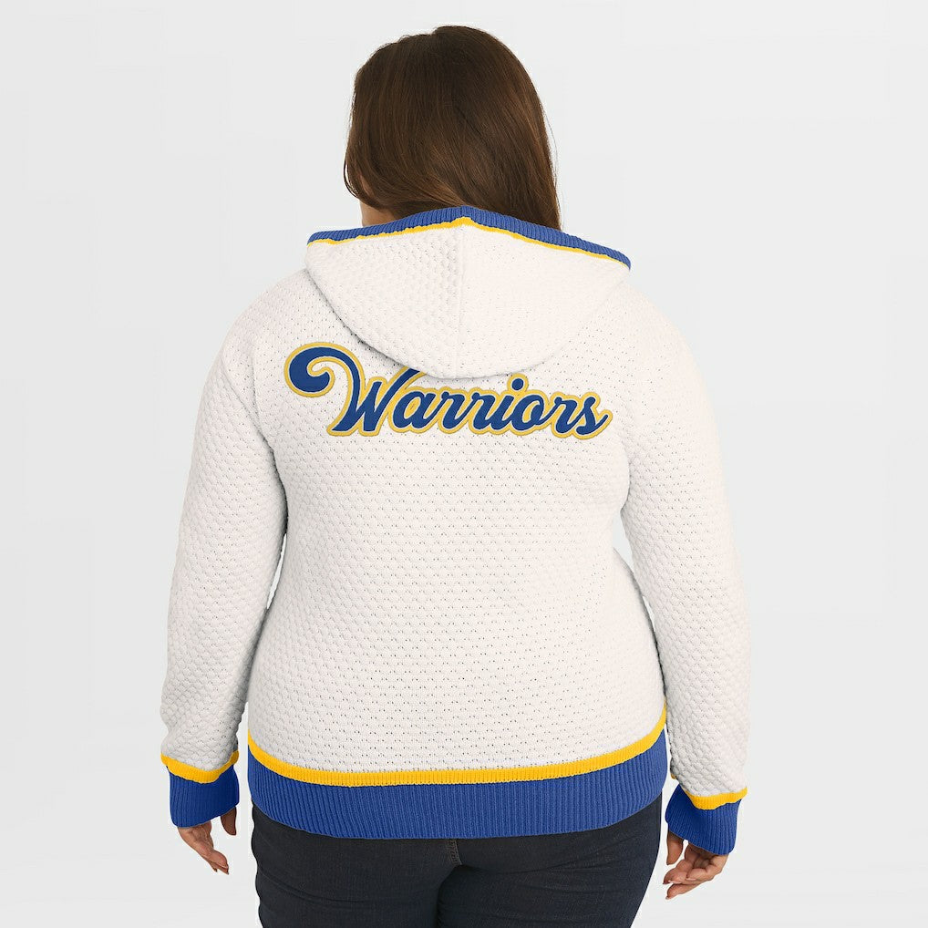 NBA Golden State Warriors WEAR by Erin Andrews Women's Plus Size Hoodie Sweater sale