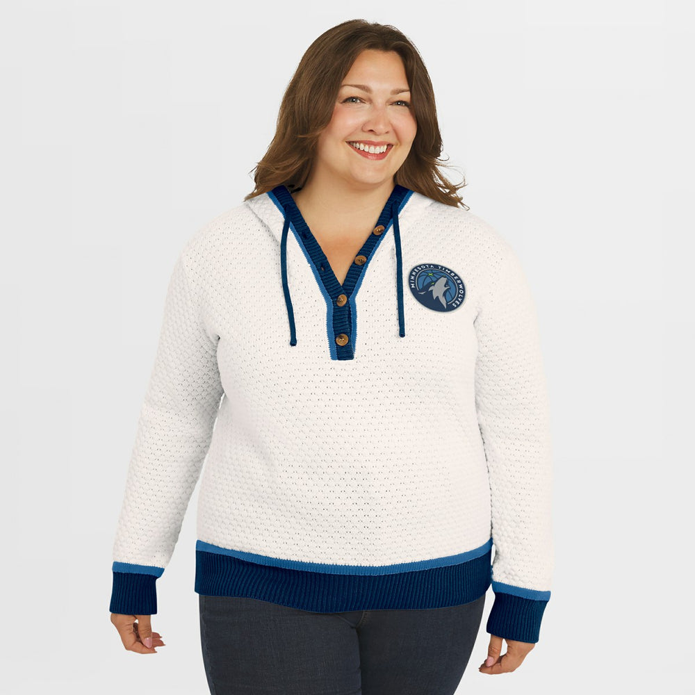 NBA Minnesota Timberwolves WEAR by Erin Andrews Women's Plus Size Hoodie Sweater