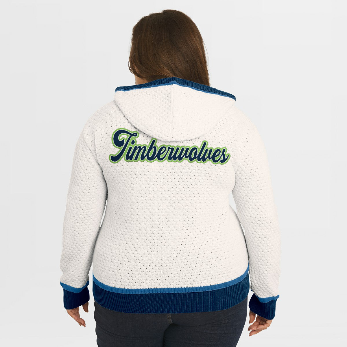 NBA Minnesota Timberwolves WEAR by Erin Andrews Women's Plus Size Hoodie Sweater