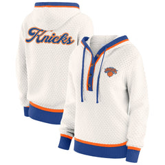 NBA New York Knicks WEAR by Erin Andrews Women's Plus Size Hoodie Sweater