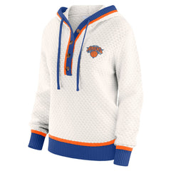 NBA New York Knicks WEAR by Erin Andrews Women's Plus Size Hoodie Sweater