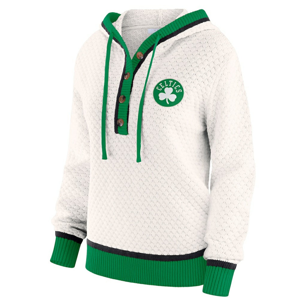 NBA Boston Celtics WEAR by Erin Andrews Women's Plus Size Hoodie Sweater