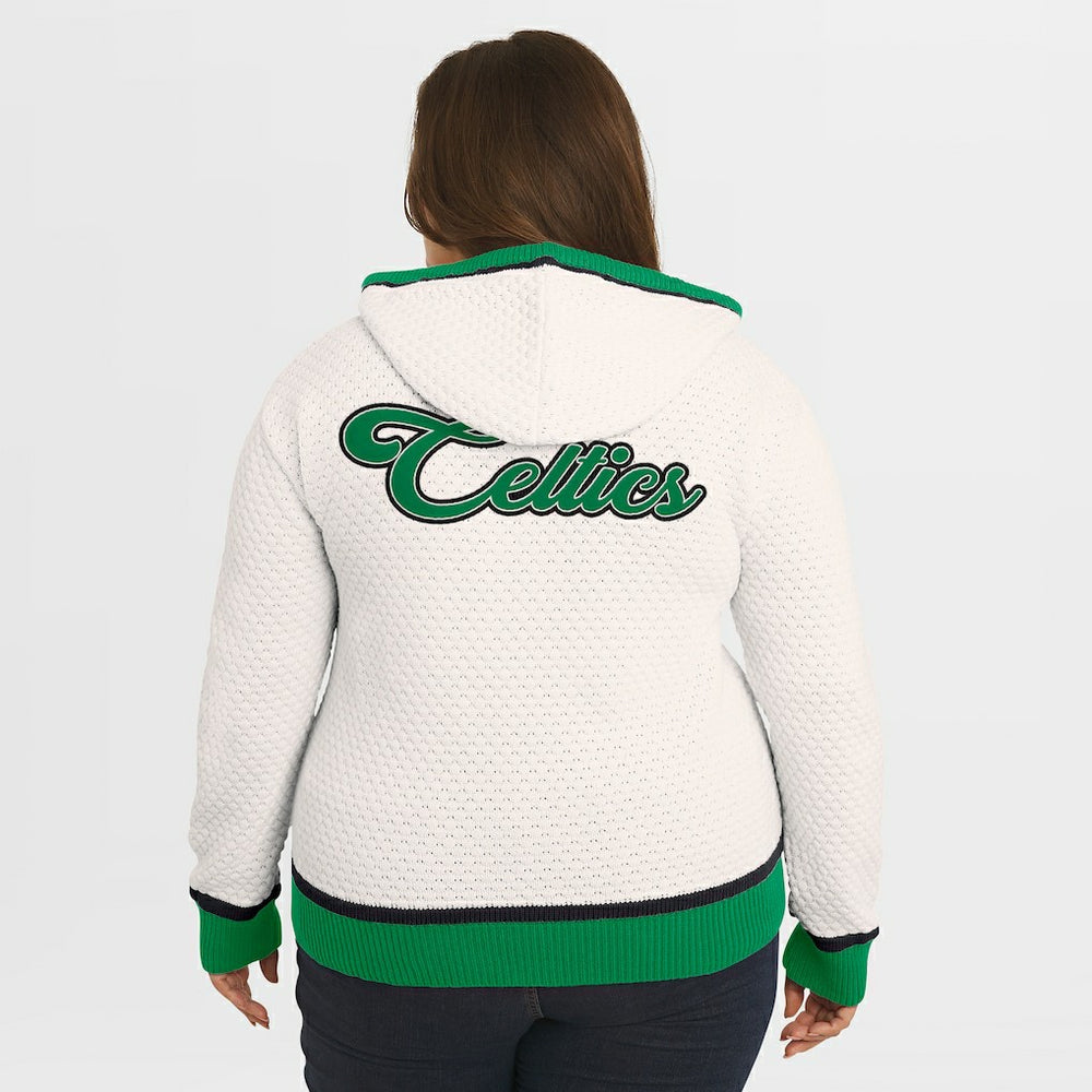NBA Boston Celtics WEAR by Erin Andrews Women's Plus Size Hoodie Sweater
