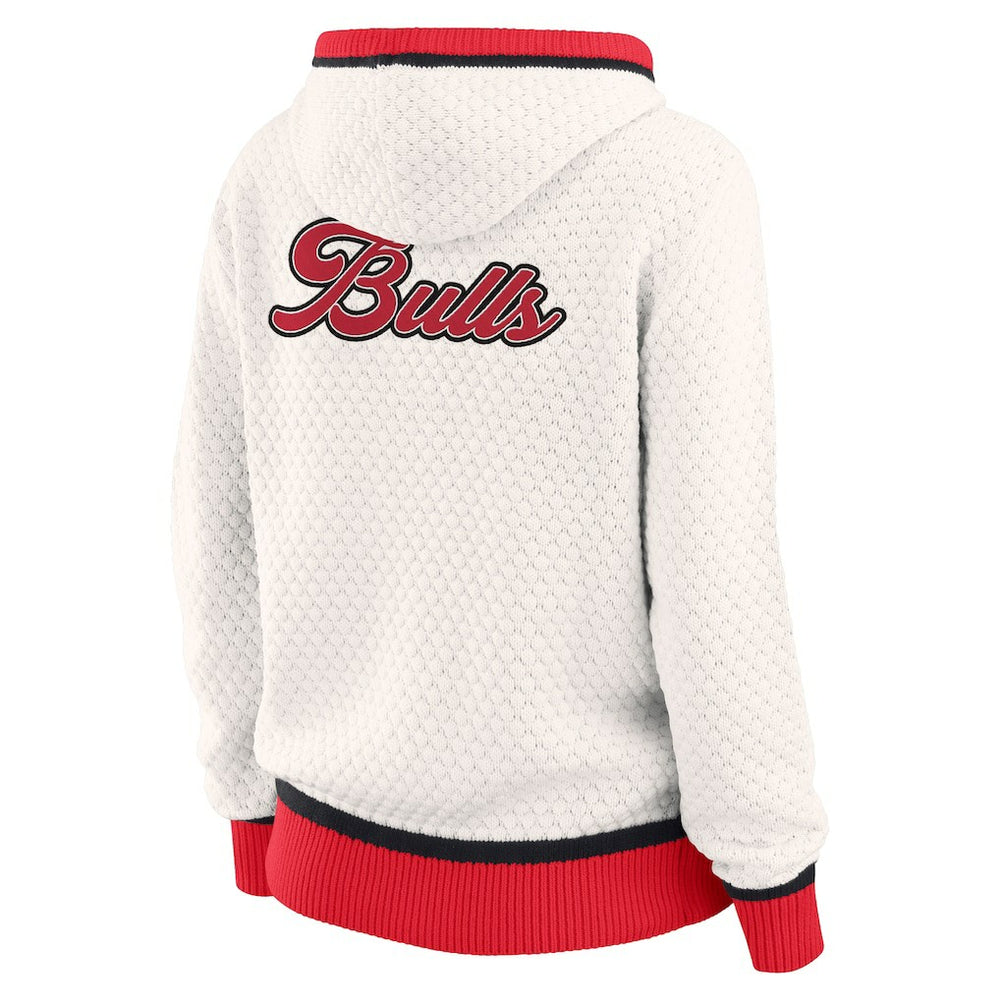 NBA Chicago Bulls WEAR by Erin Andrews Women's Plus Size Hoodie Sweater