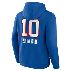Khalil Shakir  Team Wordmark Name & Number Pullover Hoodie - Buffalo Bills