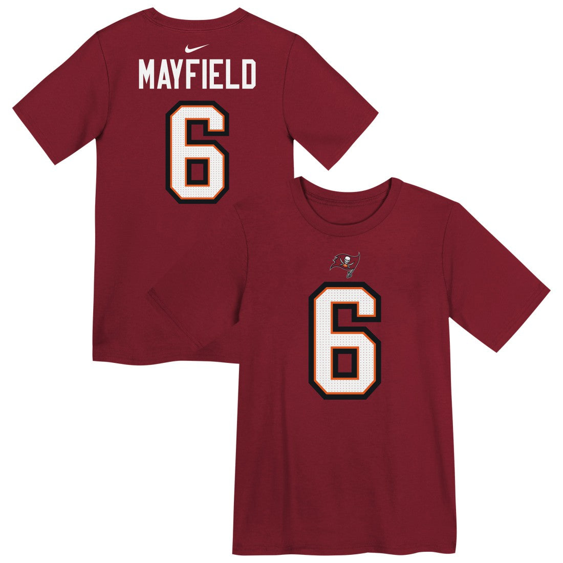 Baker Mayfield  Preschool Player Name & Number T-Shirt - Tampa Bay Buccaneers