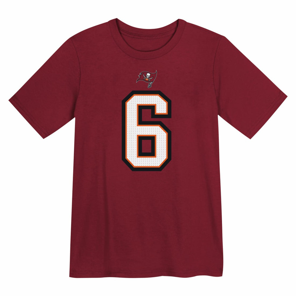 Baker Mayfield  Preschool Player Name & Number T-Shirt - Tampa Bay Buccaneers