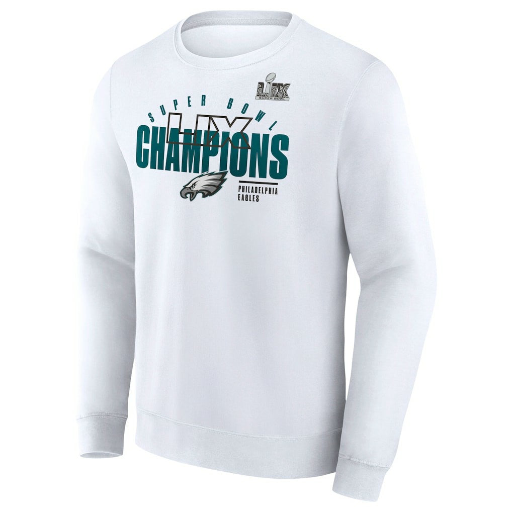 Super Bowl LIX Champions Iconic Victory Fleece Sweatshirt - Philadelphia Eagles