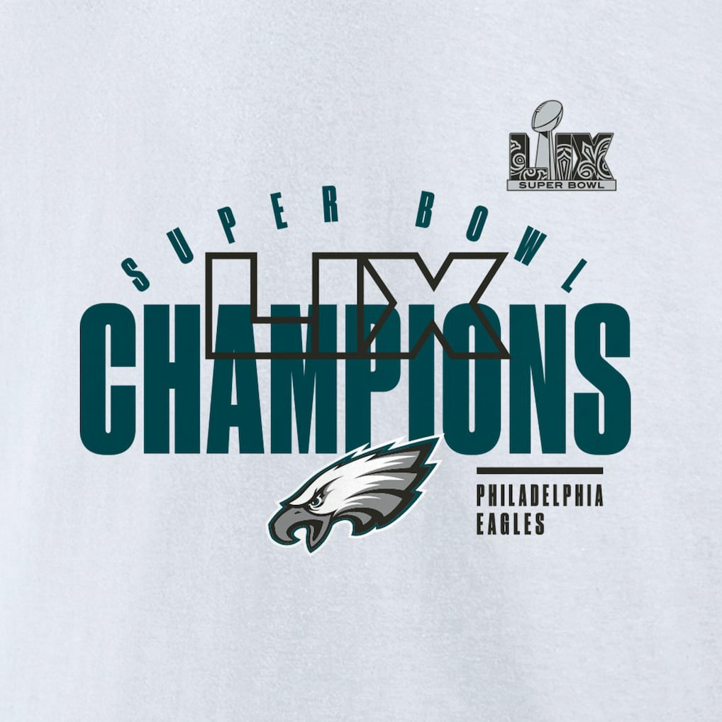 Super Bowl LIX Champions Iconic Victory Fleece Sweatshirt - Philadelphia Eagles
