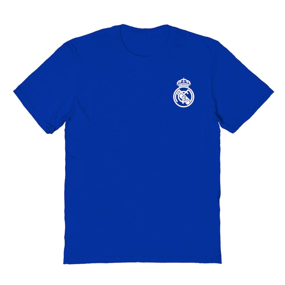 Real Madrid Vive La Fete Women's Impressions Artwork T-Shirt -  Royal