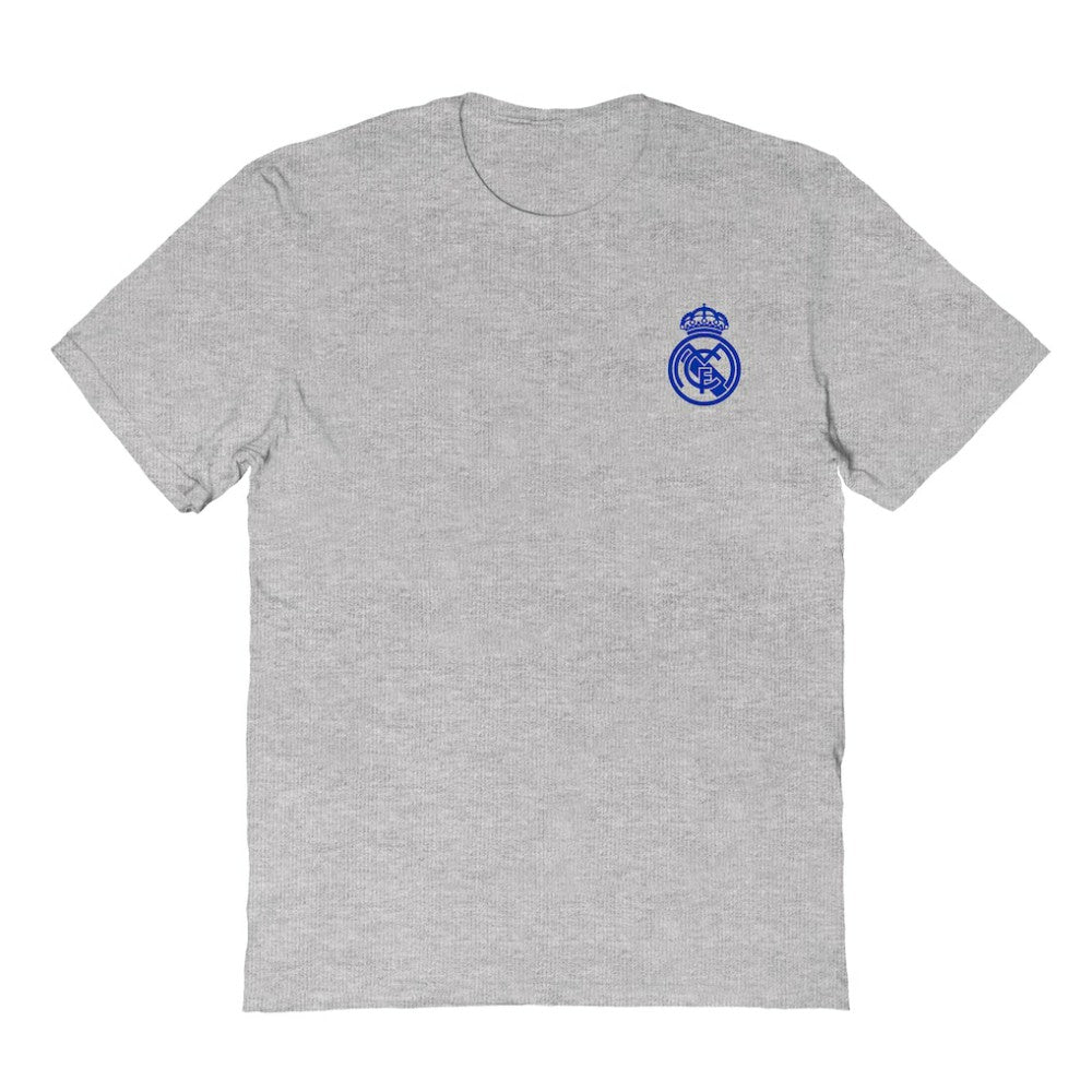 Real Madrid Vive La Fete Women's Impressions Artwork T-Shirt -  Heather Gray
