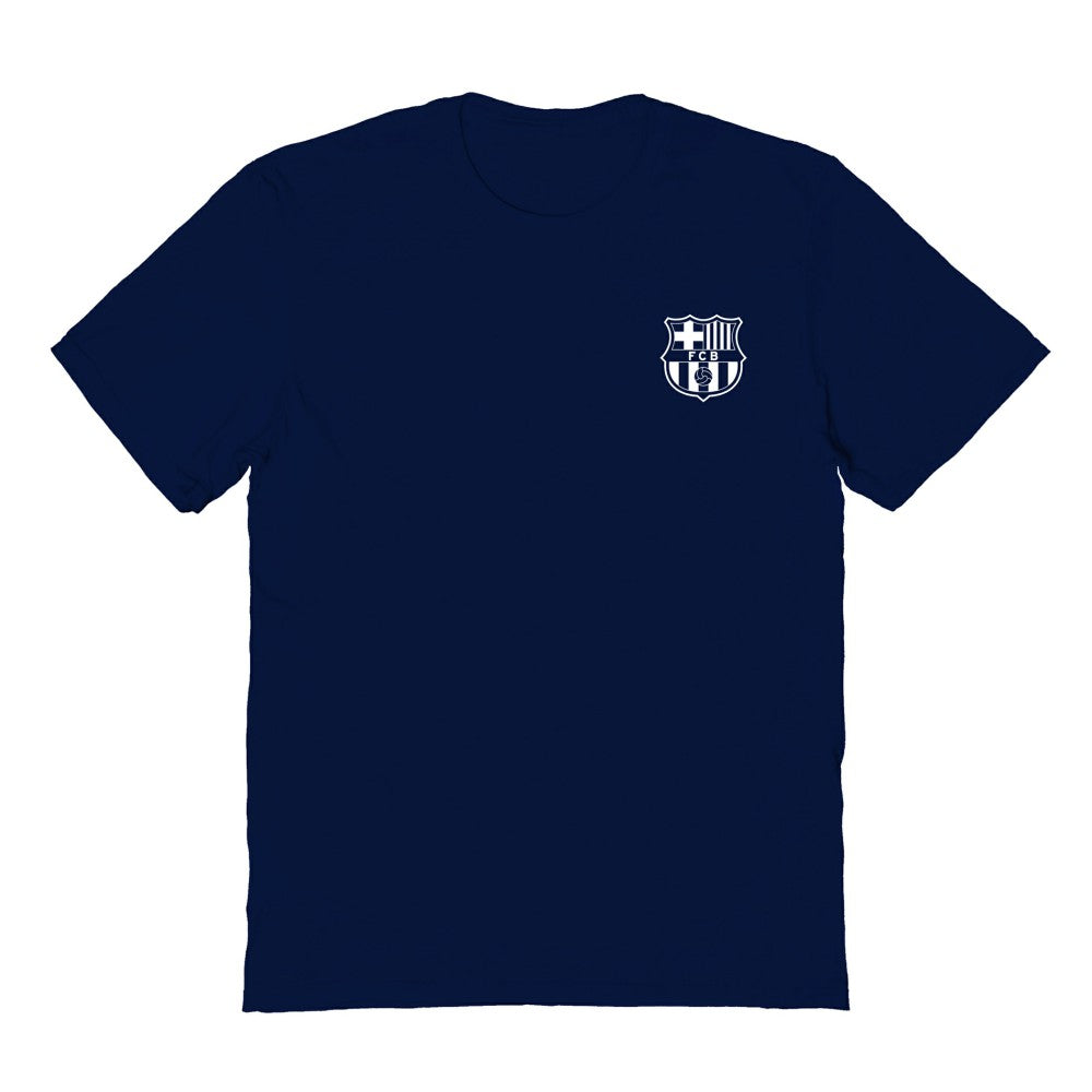 Barcelona Vive La Fete Women's Impressions Artwork T-Shirt -  Navy