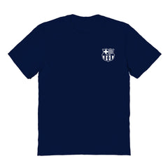 Barcelona Vive La Fete Women's Impressions Artwork T-Shirt -  Navy
