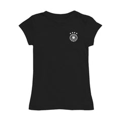 Germany National Team Vive La Fete Girls Youth Color Badge Fitted T-Shirt -  Black