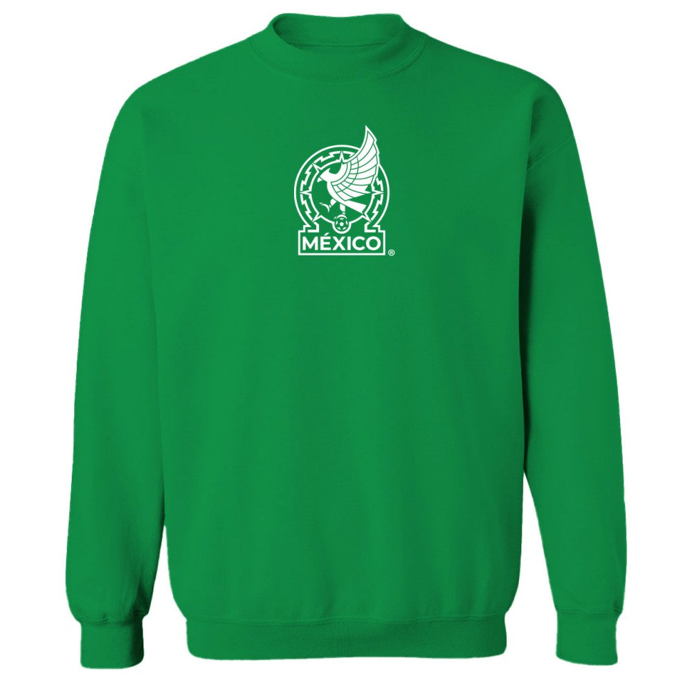 Mexico National Team Vive La Fete Women's Color Badge Pullover Sweatshirt -  Green