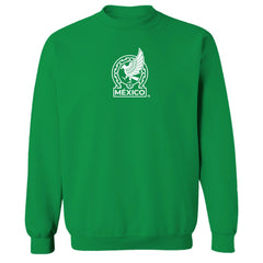 Mexico National Team Vive La Fete Women's Color Badge Pullover Sweatshirt -  Green