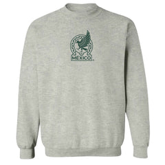 Mexico National Team Vive La Fete Women's Color Badge Pullover Sweatshirt -  Heather Gray