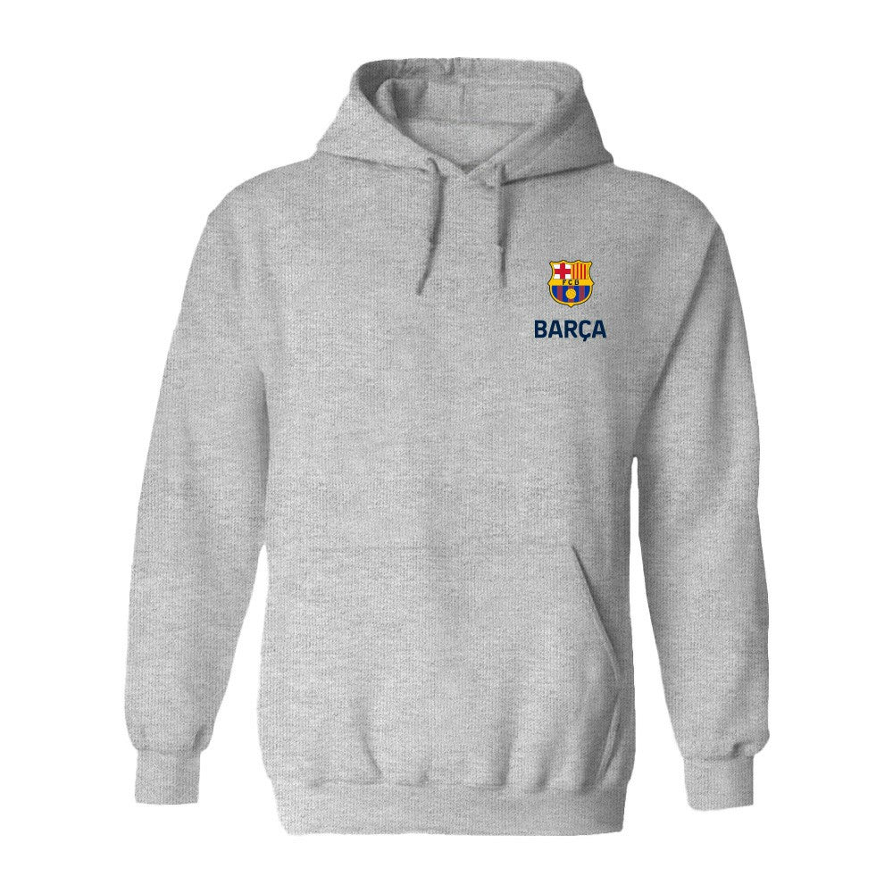 Barcelona Vive La Fete Women's Color Badge Pullover Hoodie -  Heather Gray